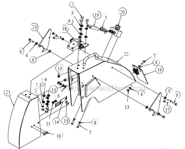 Part Location Diagram of 167624 MK Diamond Assembly, Water Manifold, 2T